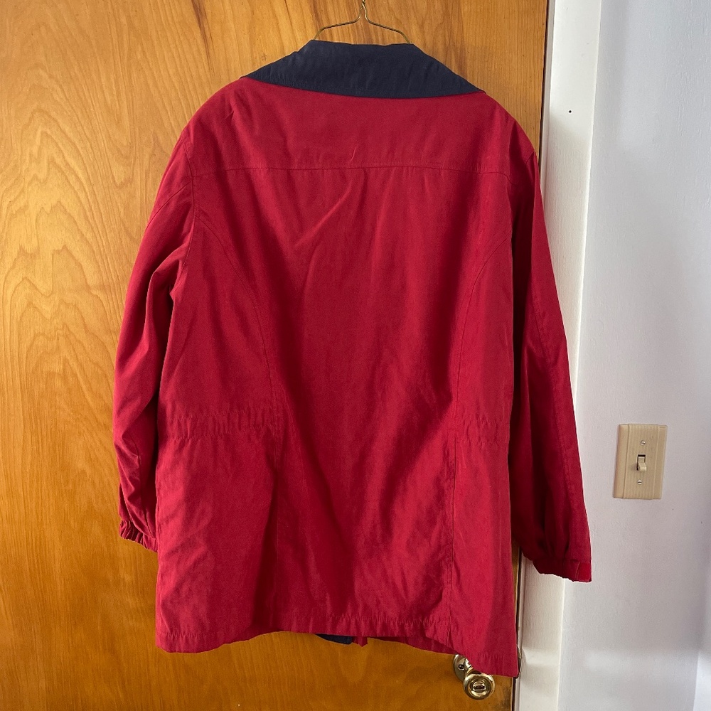 Braetan Vintage Red Lightweight Hooded Jacket - Picture 3 of 5